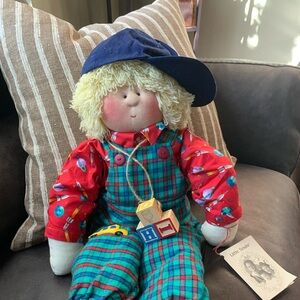 Little Souls Doll by Gretchen Wilson.  George is double signed by Gretchen.